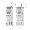2pcs Wire/Metal Sheet Thickness Gauge 229895 Welding Gage Plated Size