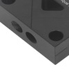 Woodworking Inclined Hole Fixture Black Aluminum Alloy 45 Degree Angle
