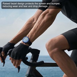 FIOPAZ 2 Pack for CMF Watch Pro 2 Bezel Ring, Bumper Protector for CMF Watch Pro2 Metal Round+Ring Bezel Guard, Anti Scratch Bumper Protector, Without Screen (Dark Blue)