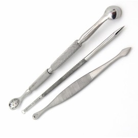 PREMIUM INSTRUMENTS Set of 3 New Blackhead Remover Acne Comedone Extractor Pimple Remover Skin care
