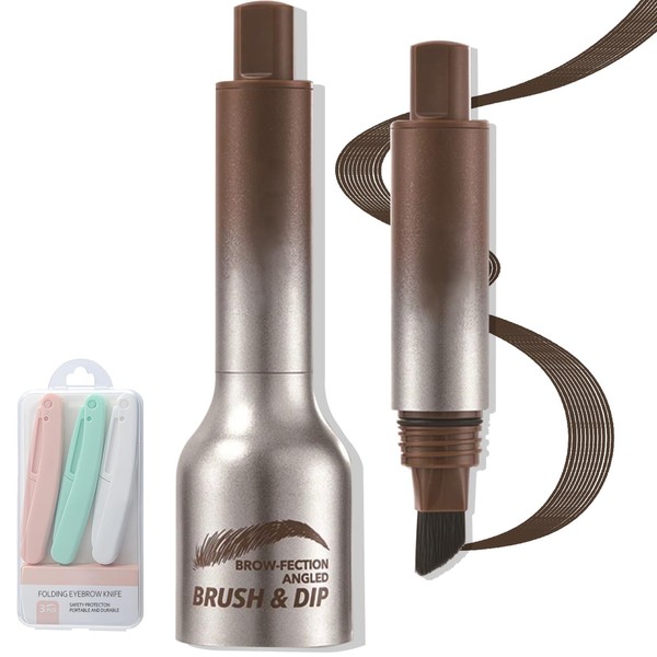 Instant Brow Brush, Liquid Eyebrow Brush, 2025 New Microblading Eyebrow