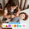 200 Pcs Big Bright Buttons for Kids 8 Colors and