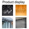 20-Pack Clear Plastic Blind Clips – Effortless Window Valance Installation