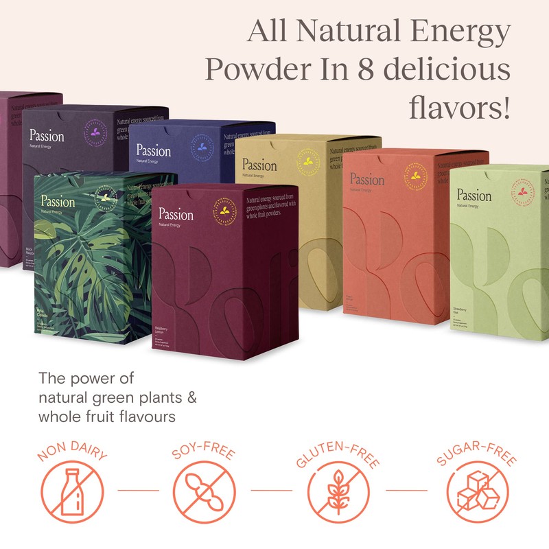 Yoli® Passion Energy Drink Powder Mix - Natural Energy Drink