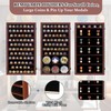 Verani Medals Display Case - Military Challenge Coin Display Shadow