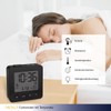 TFA Dostmann 60.2545 Digital Radio-Controlled Alarm Clock, Single, Black