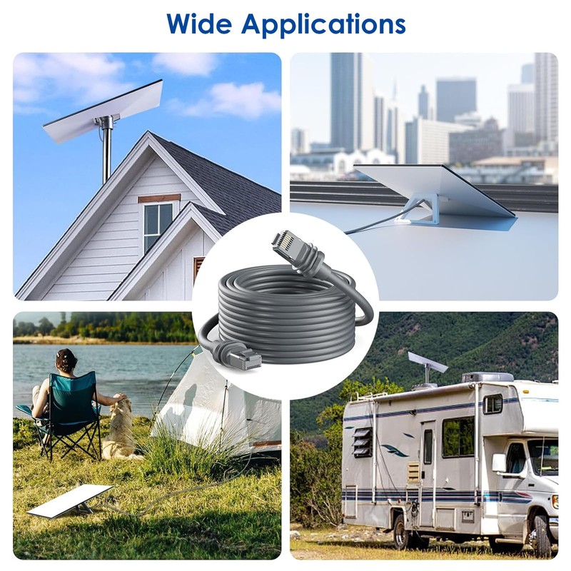 SEMTION Starlink Gen 3 Cable 150FT/46M Replacement and Extension Cable