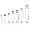 MERZEN AC110-0 Safety Pins, Silver, 0.9 inches (24 mm), 100