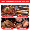 Alpine Cuisine Premium 14" Charcoal BBQ Grill Round for Outdoor