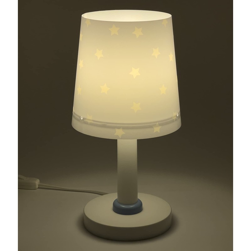Dalber Children's Table Lamp Star Light Stars Blue 82211T E14