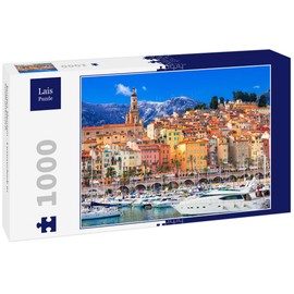 Lais Puzzle Colourful Menton Luxury Holiday in South France 1000 Pieces