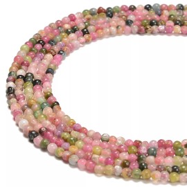 Unbranded Natural Multi Tourmaline Pebble Nugget Beads Size 3.5-4mm 15.5'' Strand