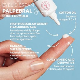 SVR Palpebral Crema para Párpados y Contorno de Ojos Sensibles, Secos e Irritados 15 ml