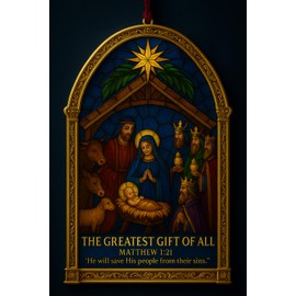 Nativity Scene - Nativity Ornaments - Christmas Ornament 2025 - Regilious Gifts - Car Mirror Hanging - Christian Christmas Ornaments - Easter Decor, Xmas Decor - car Hanging Accessories