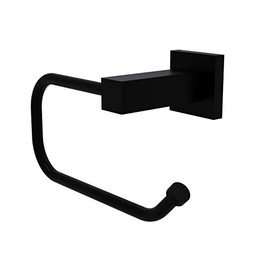 Allied Brass MT-24E Montero Collection Euro Style Tissue Toilet Paper Holder, Matte Black
