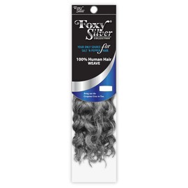 Foxy Silver - Weave (Foxy Weave - Hh Spanish Curl 8 Inch - 1 Pack) - Human Hair Weave in 34