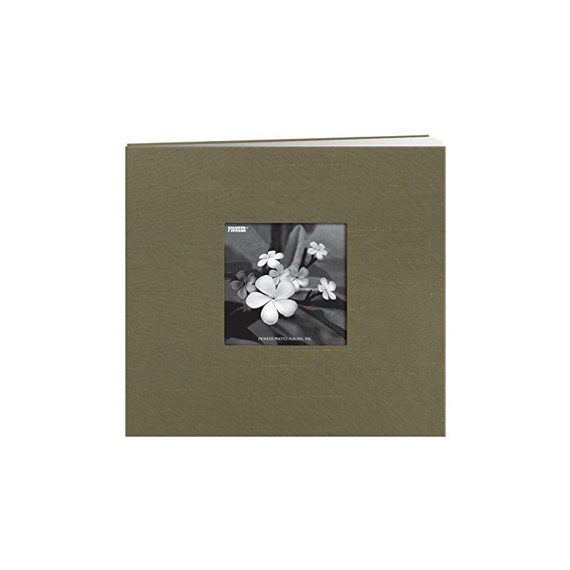 Pioneer Photo Albums 8 x 8-Inch Postbound Silk Fabric Frame