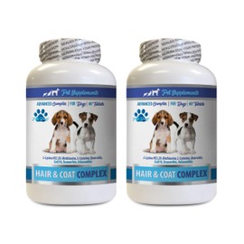 PET SUPPLEMENTS & NUTRITION LLC Allergy Immune Supplement for Dogs - Dog Hair and Coat Complex - Itch Relief - Immune Support - Vitamins and Minerals - Organic Vitamins and Minerals for Dogs - 2 Bottles (120 Treats)