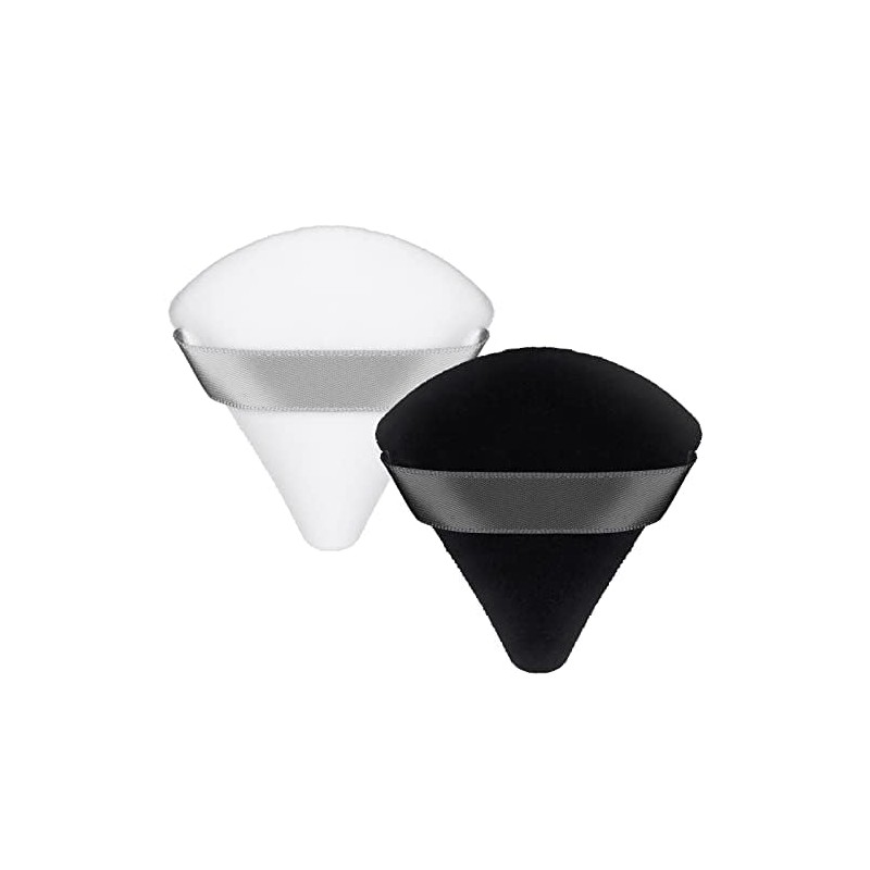 Patelai 2 Pcs Powder Puff Makeup Puff Triangle Soft Powder