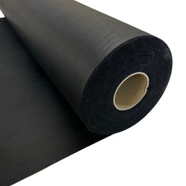 Black Barn Upholstery Supplies Black Synthetic Bottom Cloth Dipryl 60" / 1m Length