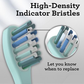 GuruNanda Lion & Lamb 2.0 Replacement Brush Head (Pack of 6), Round-Ended, Soft Bristles to Help with Plaque Control, BPA-Free, IPX7 Waterproof - White