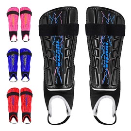 Vizari Zodiac Soccer Shin Guards | for Kids and Adults | Detachable Ankle Protection (XXS, Black)