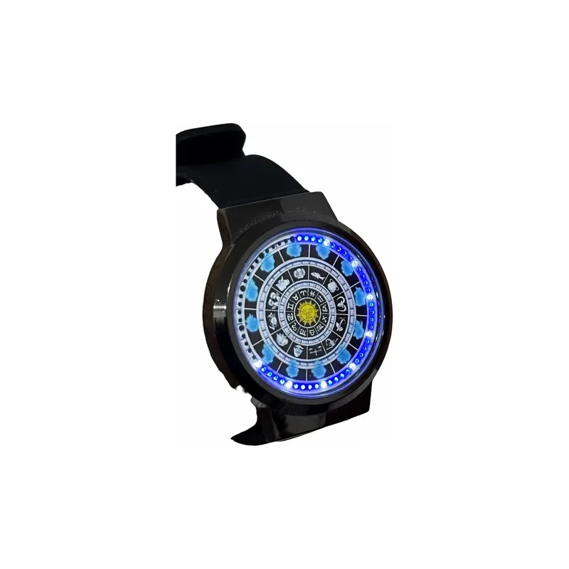 Reloj Led Caballeros Del Zodiaco Encendido Al Touch