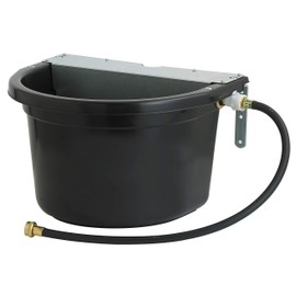 Little Giant® Automatic Animal Waterer | Float Controlled Automatic Waterer for Livestock | Heavy Duty and Durable | Made in USA | 4 Gallon | Black