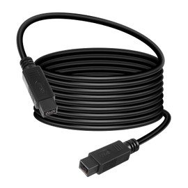 HATMINI 6FT Firewire 9 Pin Cable, IEEE 1394 Firewire 9 Pin to 9 Pin Adapter Cable, Firewire DV Cable for Printer, PC, Scanner, Camcorder