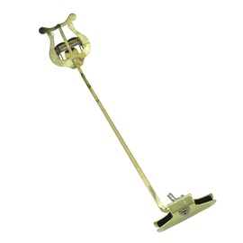 TUOREN Soprano Saxophone Music Sheet Clip Clamp-On Holder Straight Soprano Saxophone Marching Lyre Saxophone Part Accessories Gold