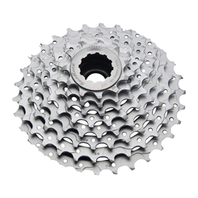 SUNRACE Cassette de Piñones MTB CSM66 8P 1132D Nickel Plata