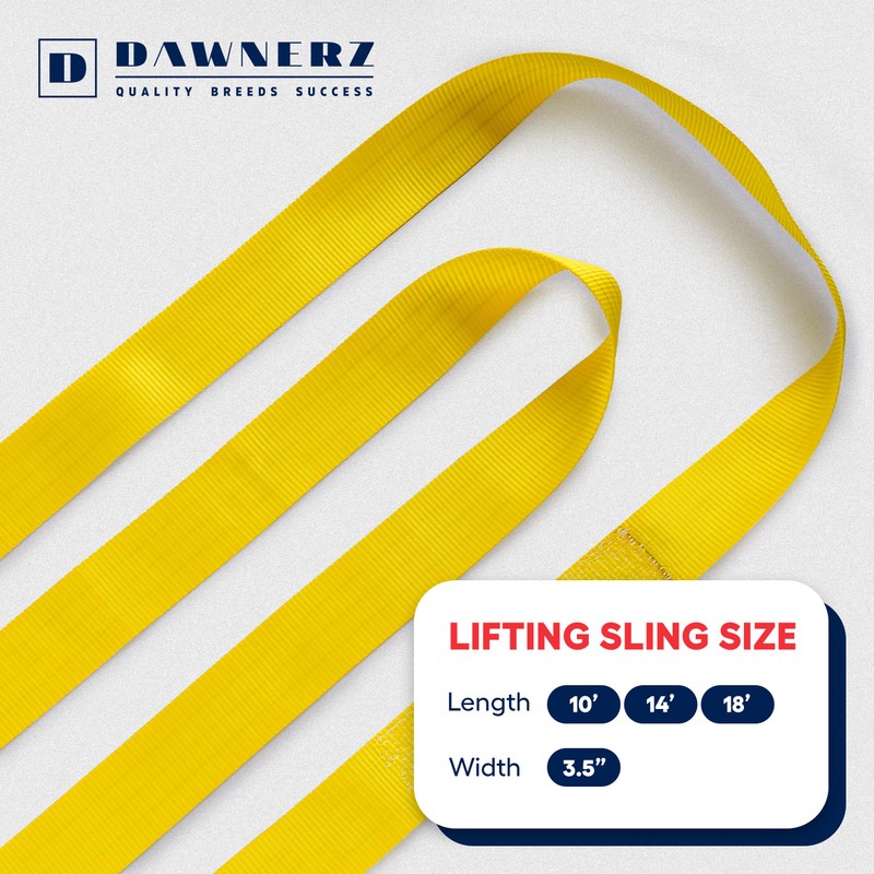 Dawnerz Endless Web Sling 6600 Lbs Vertical Wll 14ft -