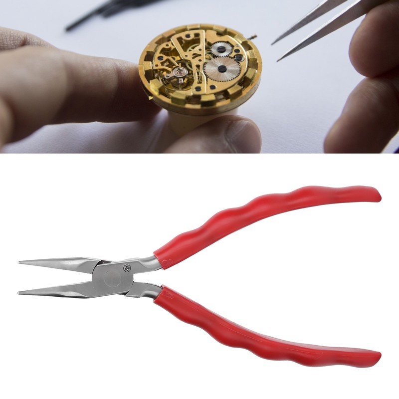 Nylon Pliers Mini Stainless Steel Jewelry Glasses Clamp DIY Making