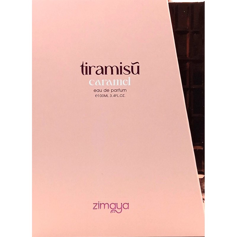 ZIMAYA TIRAMISU CARAMEL EAU DE PARFUM SPRAY UNISEX 3.4 Oz