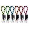 Mia Mai Tubular Lanyard (Yellow/Black, 15 cm), Key Ring Keyring