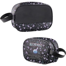 WSNANG The Alchemist Social Club Gifts Romantasy Book Inspired Waterproof Makeup Bag Bookish Merch (Alchemist Bag CA)
