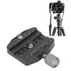 Quick Release Plate Universal Aluminum Alloy SLR Camera Tripod Head