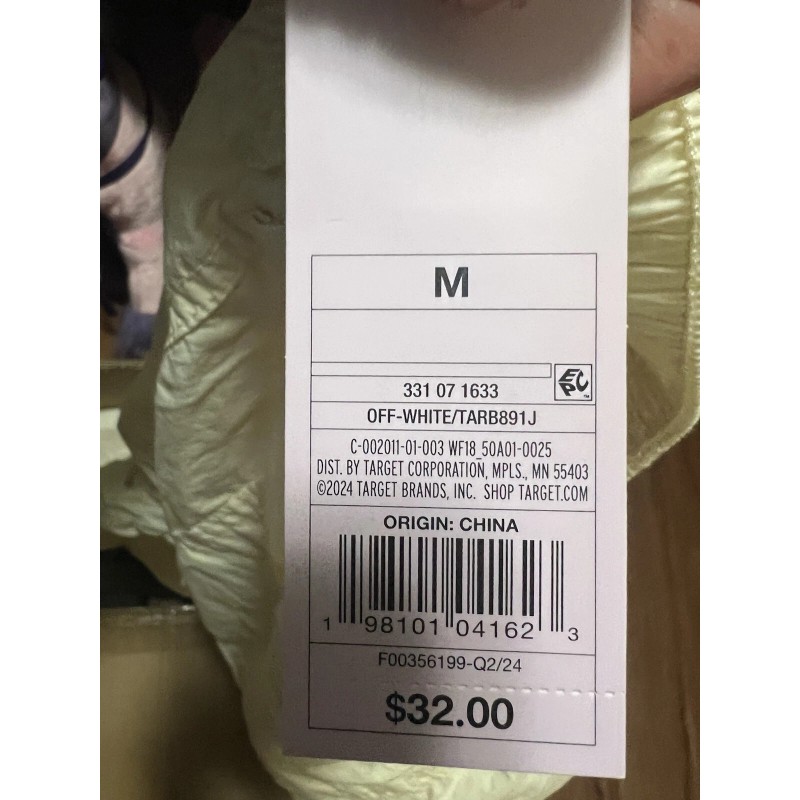 Wild fable off White cargo pants light weight size Medium