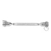 2PCS M8 Thread Stainless Steel Turnbuckle Wire Rope Tensioner Marine