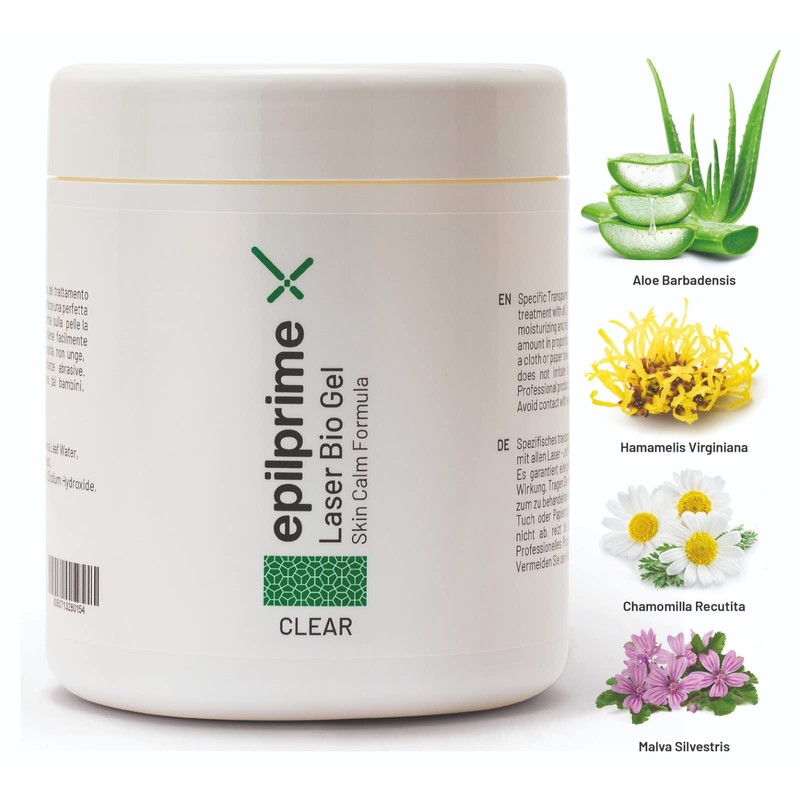 EPILPRIME - Gel Conduttore Trasparente, Laser Diodo, Luce Pulsata, Ultrasuoni,