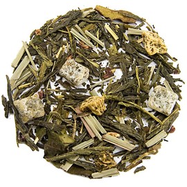 The Exotic Teapot - Pomegranate Dragon Fruit White Tea, 125g Tin, Loose Leaf Peony