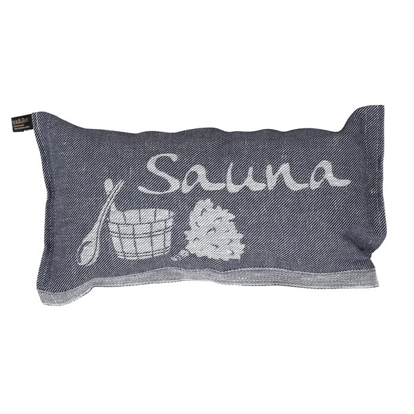 Jokipiin Sauna Cushion and Travel Pillow, 40 x 22 cm,