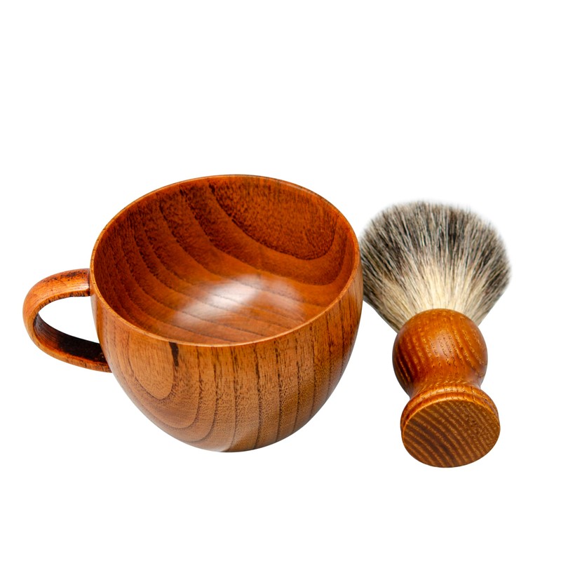 Grandslam Shaving Brush Set Pure Badger Hair Shaving Brush with