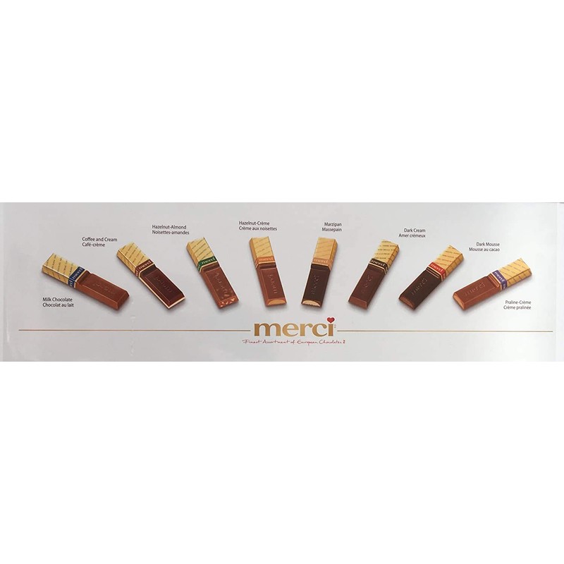 Merci Finest Assortment of European Chocolates. 675grams / 23.8 ounce