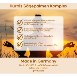 plantomol 9-fach Komplex! Prosta Komplex Kapseln mit Krbiskern-Extrakt S?gepalmen-Extrakt & Beta Sitosterol- Prosta Kapseln hochdosiert - Prosta Fortuna - 4 Monatsvorrat