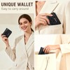 Lapensa Small wallet for Women RFID Blocking Bifold Zipper Pocket