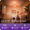 GOEBLESON Rechargeable Motion Sensor Ceiling Light with Remote, RGBW LED