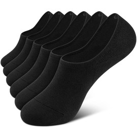 Airacker No Show Socks Womens and Men Athletic Non Slip Ankle Sock Running Low Cut Invisible Liner Thin 6 Pairs