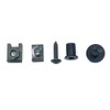 ANCLLO 223Pcs Black Complete Motorcycle Fairing Bolt Kit Body Screws