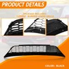 YLT AUTO Front Bumper Lower Mesh Grill Grille W/Chrome Trim